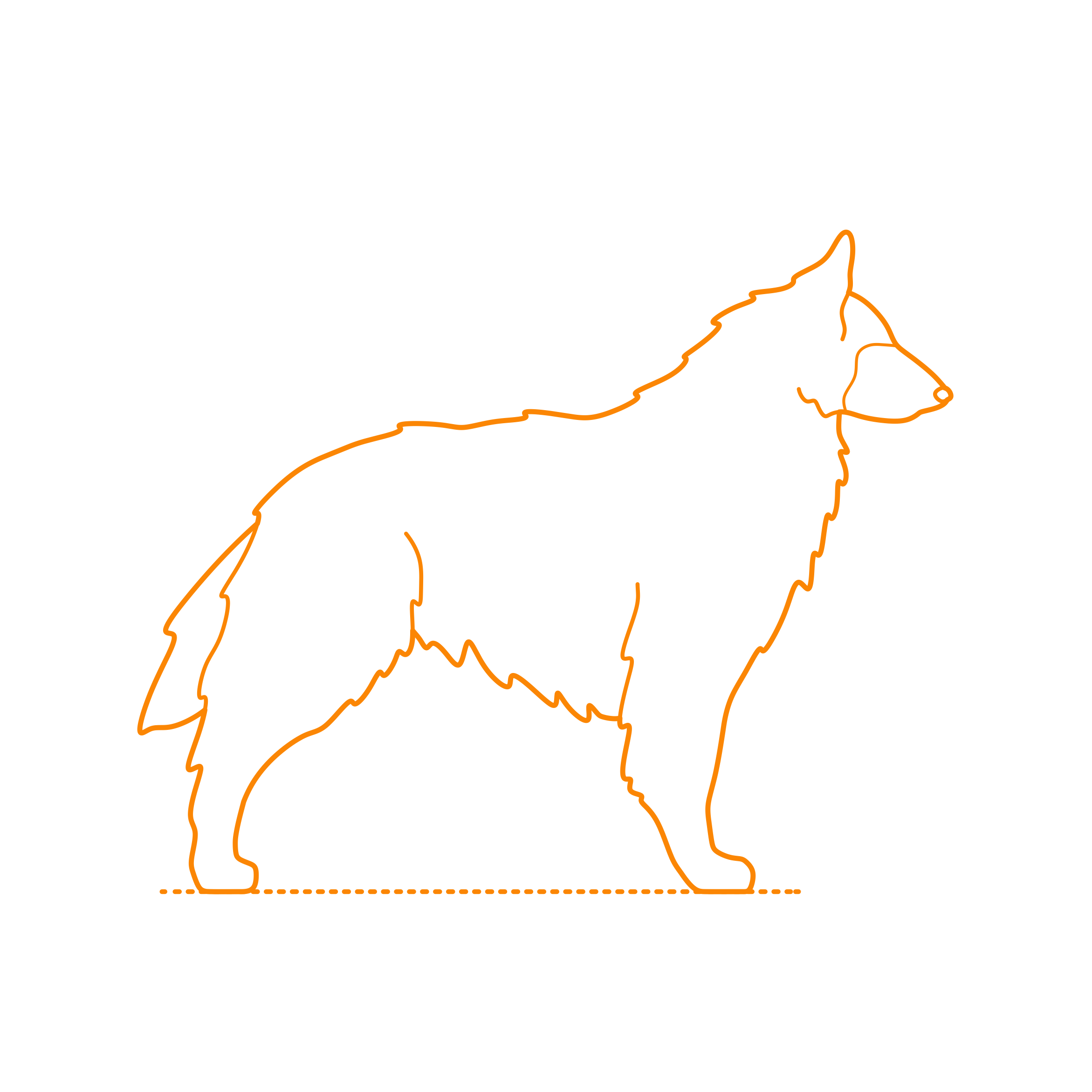 Animals Dogs Belgian Tervuren Contour Svg Vector Free Vectors